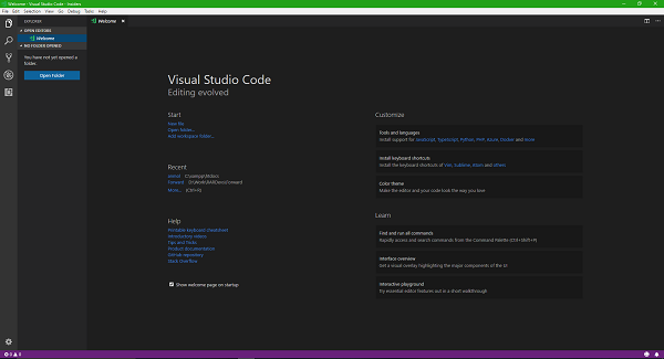 visual studio code version
